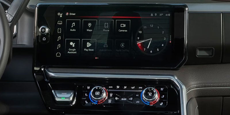 2026 GMC Sierra 3500HD Denali infotainment display Kinston, NC